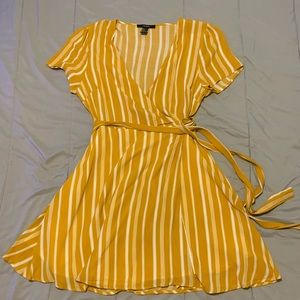 Fun Flirty Mustard Yellow Dress